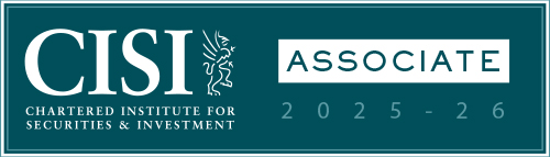 Associate Member of the Chartered Institute for Securities and Investment Membership Badge for Joseph Hall